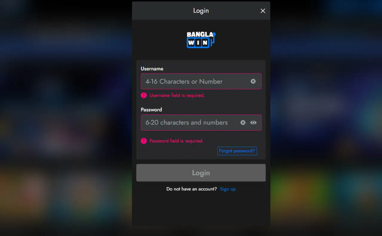 Step-by-Step Banglawin88 Login Instructions